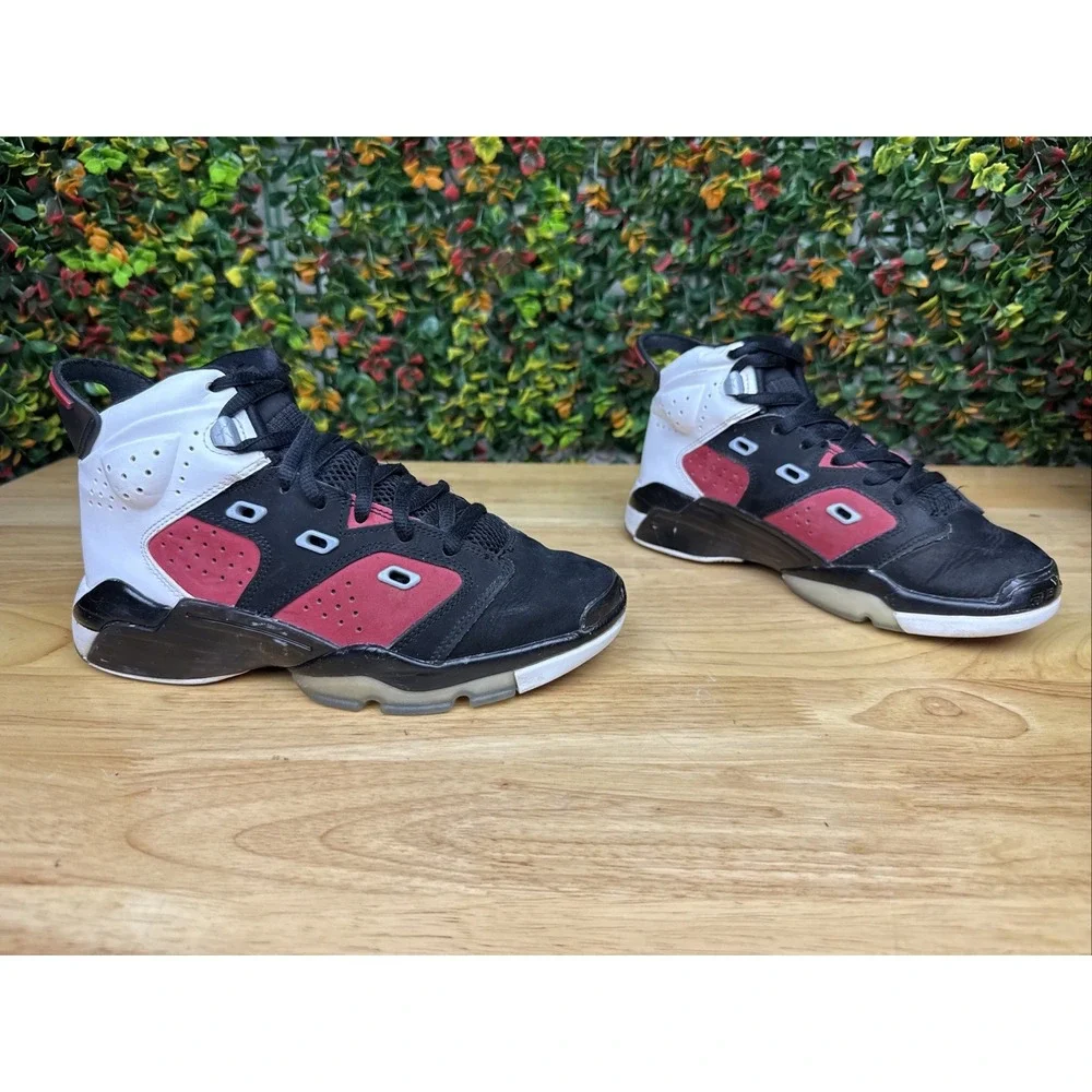 Nike‎ Air Jordan 6 Sneakers Shoes Black Carmine White Bred DM1159-006 Youth 4.5Y